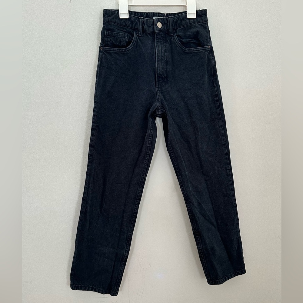 Zara Black Wide Leg Jeans